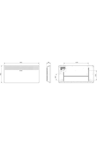 AyrStore Elektrikli Konvektör Isıtıcı HC 4000-25, Beyaz