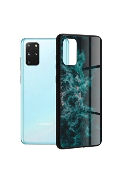 OEM Θήκη Samsung Galaxy S20 Plus / S20 Plus 5G, πολυανθρακικό, μπλε νεφέλωμα