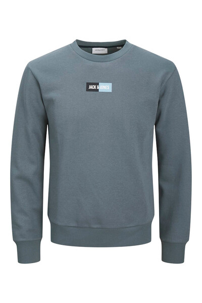 Jack & Jones Jack & Jones Jjpa Koyu Gri Erkek Sweatshirt 12278617