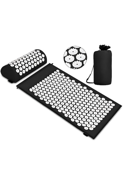 OEM Saltea și pernă de presopunctură Adamcaly, relaxare profundă, ameliorarea durerilor de spate, umeri și gât