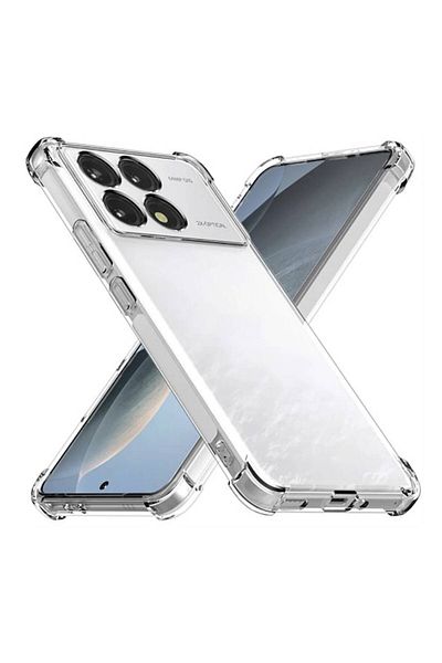 Tim High Protection Case for Xiaomi Poco F6 Pro, Timaconprotect, G35, Thermoresistant Plastic, Crystal C