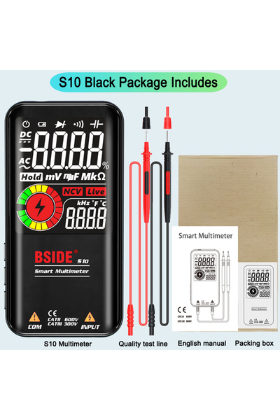 choice2 S10 Black-1.5V AAA BSIDE Digital Multimeter S10 Profesional multimetr...