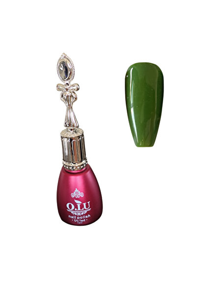 OLU NAİL Kalıcı Oje 15ml - Zeytin Yeşili - UV/LED Jel Tırnak Cilası