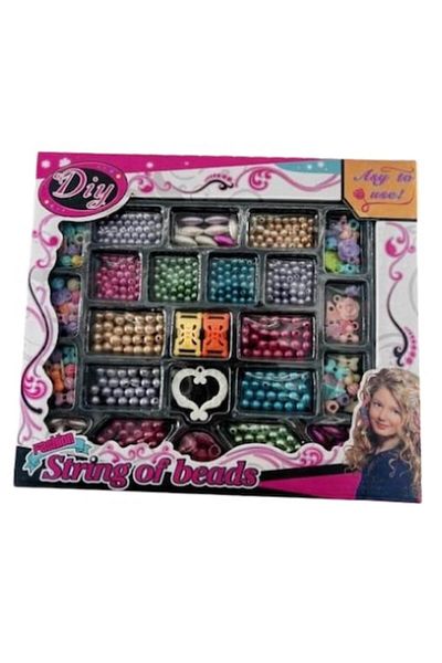 Mixbo Accessory and Jewelry Making Kit Mixbo, Beads, 24 pieces, 4 years+, Multicolor