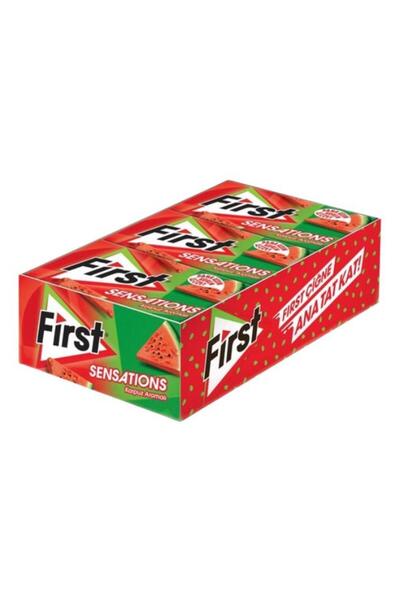 First Sensations Watermelon Flavored Sugar Free Gum 12 Pcs X 27 g