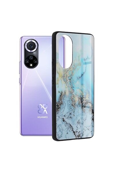 OEM Θήκη για Huawei nova 9/Honor 50, σειρά Techsuit Glaze, μπλε ωκεανός