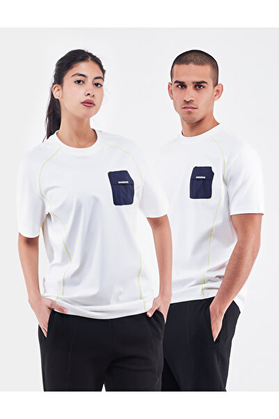 duneus تيشيرت واسع للجنسين - اوف وايت