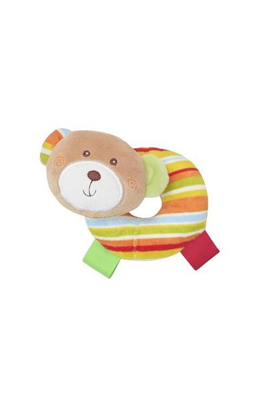LORELLİ Jucarie de plus Lorelli, gogoasa cu cap de ursulet, 11 cm, zornaitoare, 0 luni+