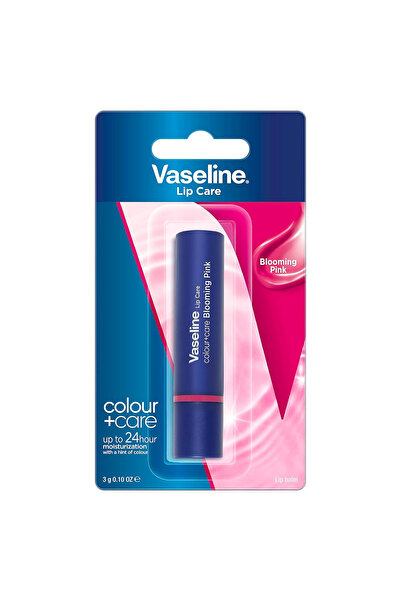 Vaseline علاج الشفاه الملون والعناية، وردي مزهر، 3 غرام