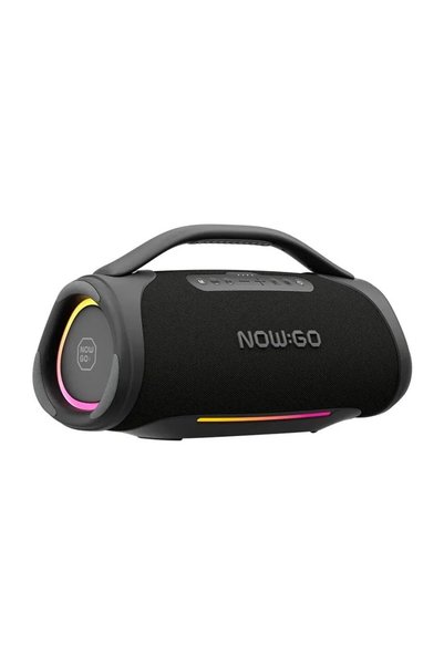 NowGo Storm II Portable Speaker, Bluetooth, 160 W, Black