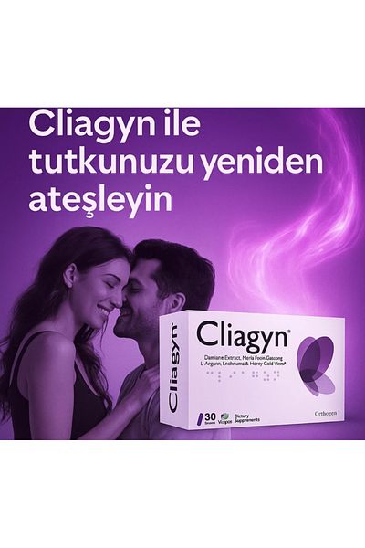 Orthogen Cliagyn 30 Capsules Women Sexual High Energy Herbal Supplement