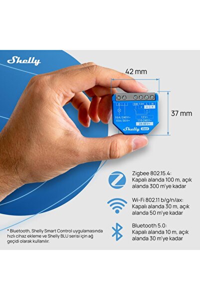Shelly 1 Gen4 Akıllı Röle