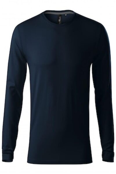 Malfini Tricou bărbătesc cu mânecă lungă „Brave”, bleumarin, mărimea S