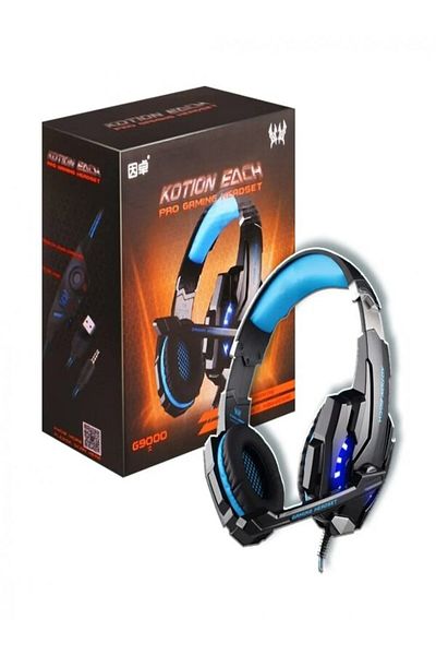 KOTION EACH G9000 Wired Gaming Headset 3.5mm Stereo with Microphone and LED Light