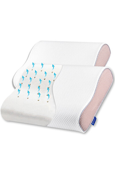 Suporto Set de 2 perne ortopedice Suporto®️ din spumă cu memorie 55 x 35 x 11...