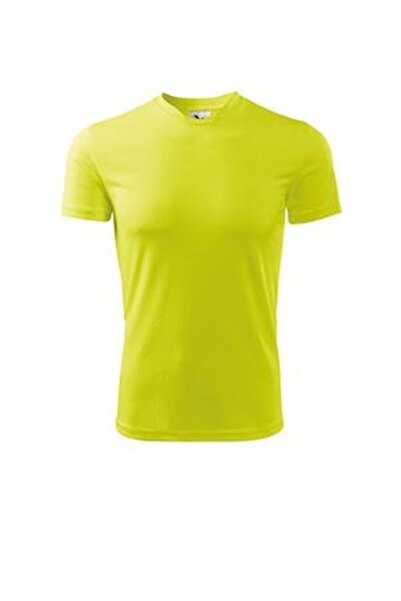 Malfini Tricou sport bărbătesc din poliester, galben neon, 3XL