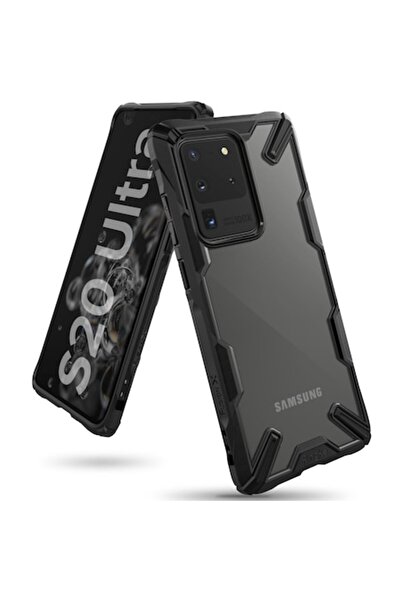 Ringke Θήκη για Samsung Galaxy S20 Ultra 4G / S20 Ultra 5G, Fusion X, Μαύρη