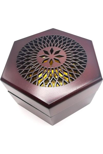 asmiat Creative Design Handcrafted Wooden Home Decor Incense Burner Holder