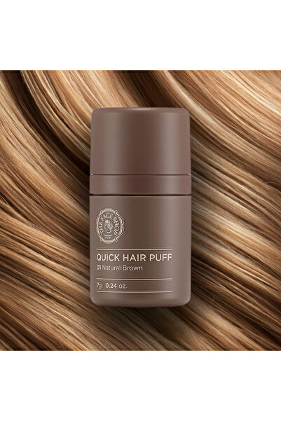 The Face Shop Quick Hair Puff Powder | Natural Brown Color | The Face Shop