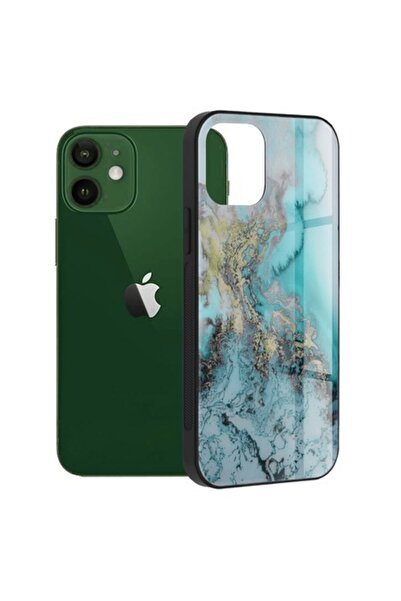 OEM Carcasă pentru iPhone 12/12 Pro, seria Techsuit Glaze, albastru Ocean