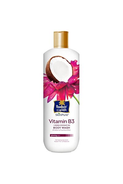 Parachute غسول الجسم سكين بيور بالنياسيناميد | زيت جوز الهند البكر ١٠٠٪ | بشر...