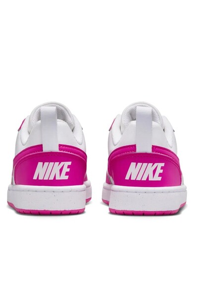 Nike Court Borough Low GS Recraft alb-violet pantofi sport casual