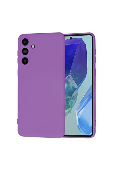 Mad Вижте защитния силиконов калъф SoftFlex за Samsung Galaxy M55 - цвят слив...