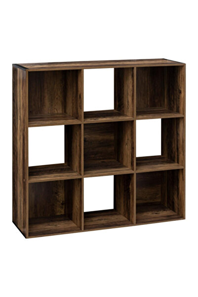 Five Simply Smart رف تخزين خشبي مكون من 9 أقسام من مجموعة Mix N Modul