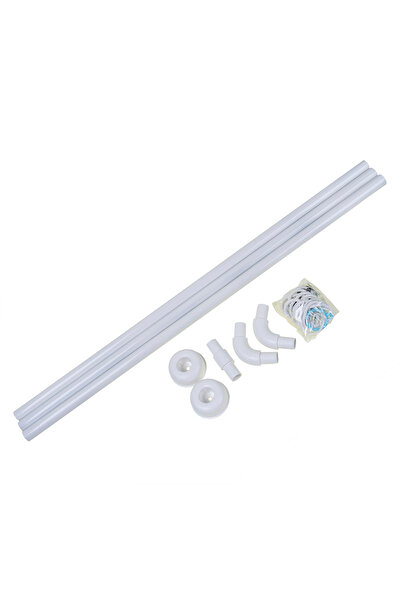 Z-Tools Bară pentru perdea de duș, în formă de U pe trei laturi / ZLN 1817