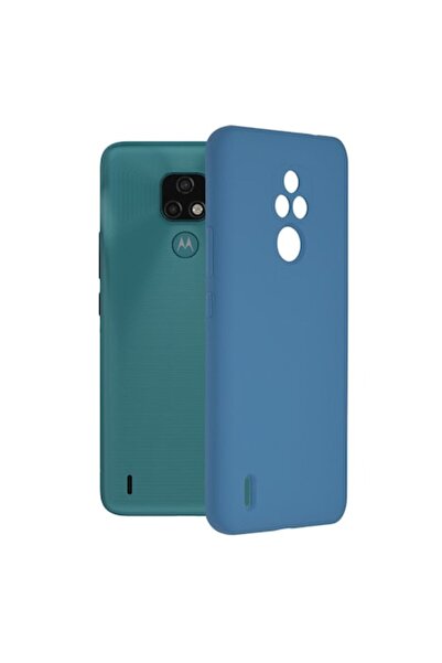 Techsuit Carcasă pentru Motorola Moto E7 (Impact Safe B4646), Silicon - Albastră