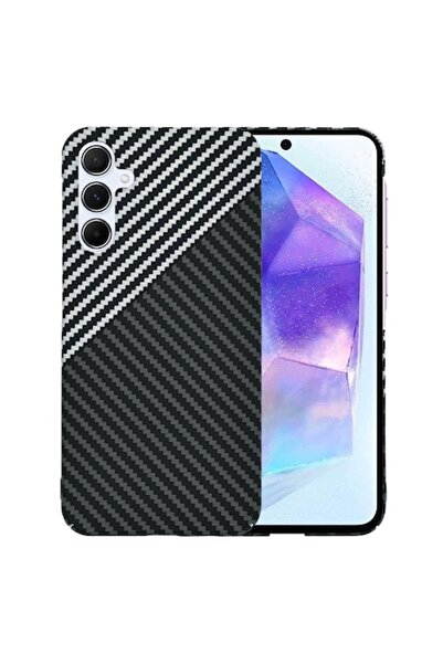 Evia Carcasă pentru Samsung Galaxy A55 5G, Carbonite FiberShell, D47, Policar...