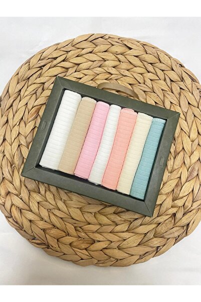 kidszone 100% Cotton Newborn Baby Mouth Wipes Set of 7 Mouth Wipes in Various Colors