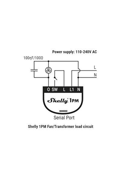 Shelly RC Snubber Devre Koruma Modülü