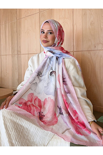 Ahsenhijab Desenli Bambu Kraş Şal Kadın Şal