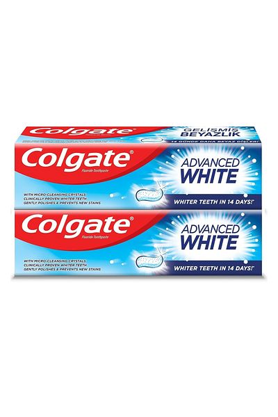 Colgate Tooth Paste Advanced White, 2x100ml