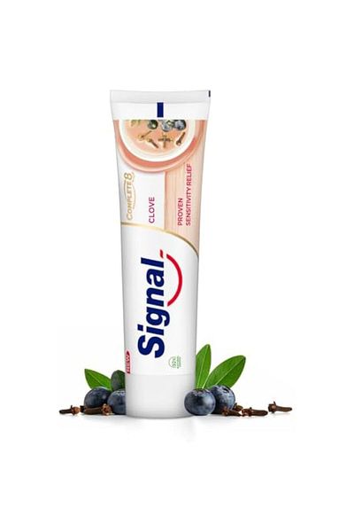 Signal Complete 8 Nature Elements Toothpaste, Clove, proven sensitivity relief, 75ml