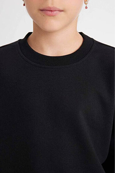 DeFacto Black Girl's Sweatshirt A2797A8/Bk81