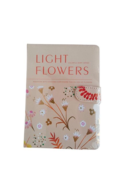 Mikro Mg-02 Light Flowers Striped Notepad 112Yp