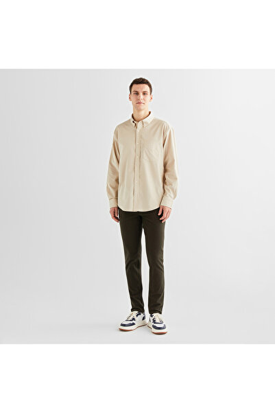 Gant Erkek Yeşil Regular Fit Ekose Pantolon