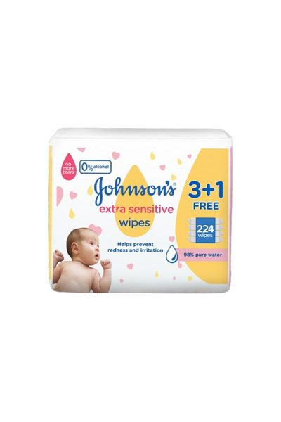 Johnson's Extra Sensitive Wip, 3+1, 56 Piece