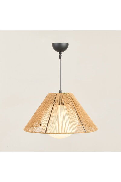 NisaLuce Nisa Luce Sakura Opal Camlı Avize - Kahverengi / Beyaz