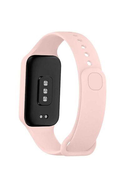 General Store Compatible Strap for Xiaomi Mi Band 8 Active, SA&SO General Store, Silicone, Pink