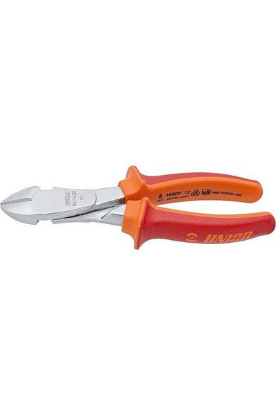 Unior 610428 - Diagonal Cutting Nippers, Premium Flex Carbon Steel, 1000 Volt, Heavy Duty Double Com
