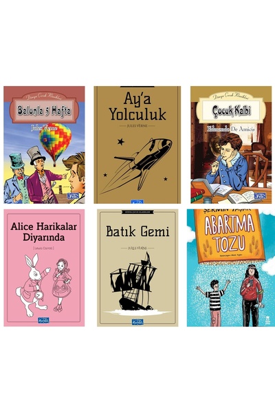 Parıltı Yayınları Abartma Tozu Şermin Yaşar Ortaokul 6 Kitap Set