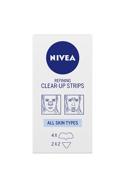 NIVEA Refining Clear-Up Strips for All Skin Types, 6 Pcs