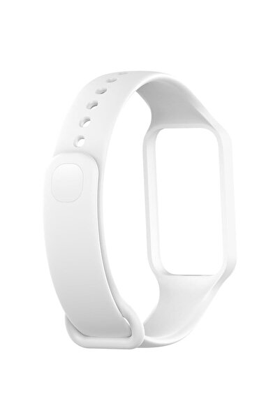 General Store Curea compatibilă pentru Xiaomi Mi Band 8 Active, SA&SO General Store®, silicon, albă