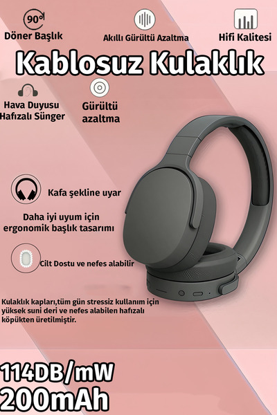 nextbuy Bluetooth Kulaklık iOS Android Uyumlu Yüksek Ses Kalitesi Mikrofonlu ...
