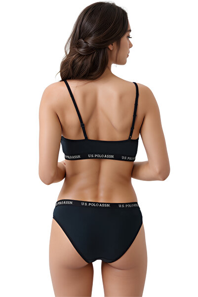 U.S. Polo Assn. Γυναικείο Σετ Εσώρουχα με λεπτό λουράκι Sports Bustier και Slip