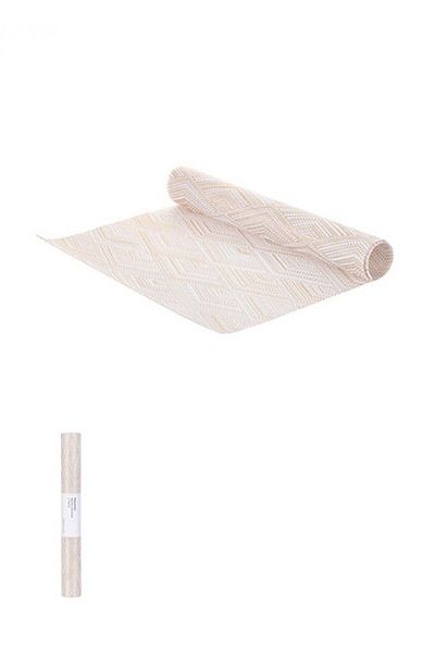 Miniso Diamond Design Tablecloths, Set of 2 - Beige