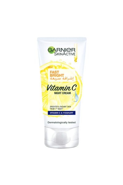 Garnier SkinActive Fast Fairness Night Cream With Vitamin C, Lemon And Yoghur...